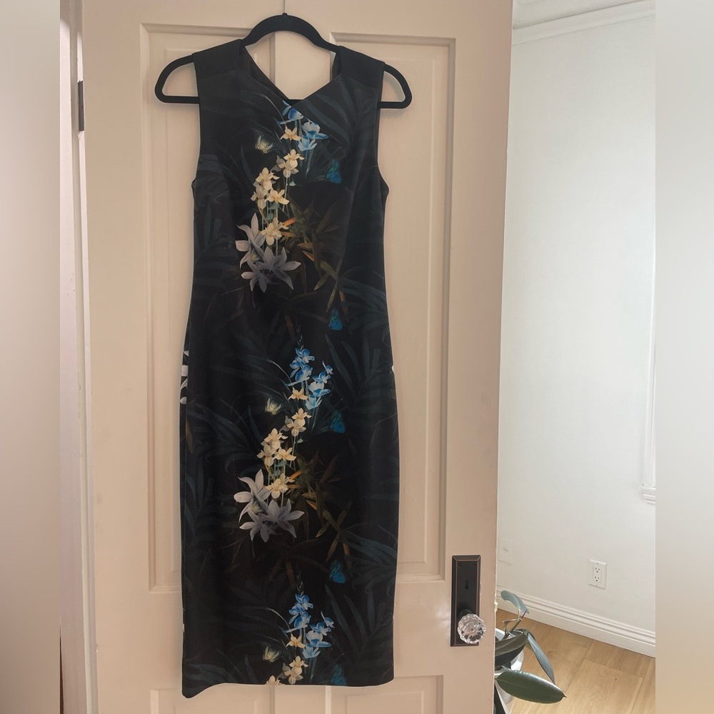 TED BAKER Midi Bodycon Dress